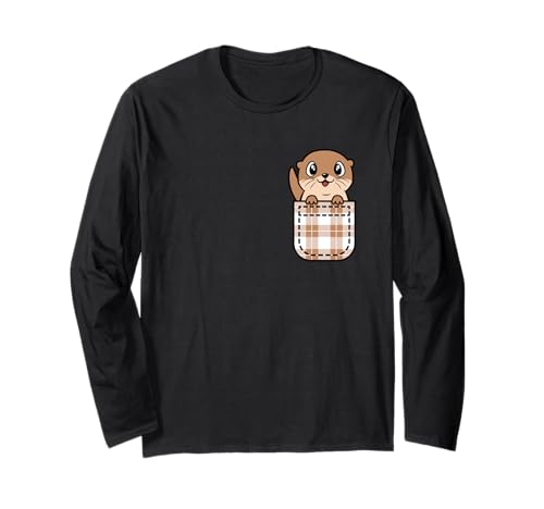 Lustiger Otter Männer Frauen Kinder Langarmshirt von BALARI