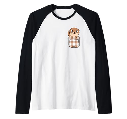 Lustiger Otter Männer Frauen Kinder Raglan von BALARI