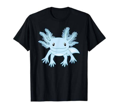 Süßes Blaues Axolotl Kawaii Axolotls Damen Herren Kinder T-Shirt von BALARI