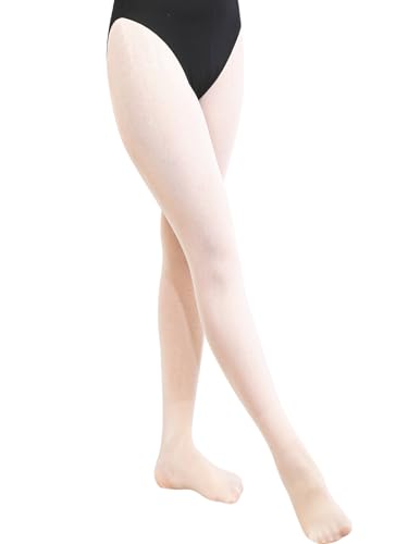 BALAYSIER Ballettstrumpfhose Mädchen und Damen 90D Weiche ballett strumpfhose Hochelastische tanzstrumpfhose für Tanz und Performance 1-2 Paar(Rosa,S) von BALAYSIER