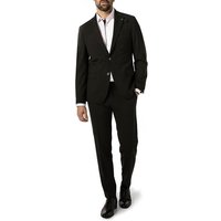 BALDESSARINI Herren Anzug schwarz Schurwoll-Stretch Slim Fit von BALDESSARINI