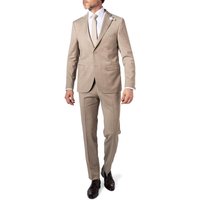 BALDESSARINI Herren Anzug beige Schurwolle meliert Slim Fit von BALDESSARINI