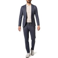 BALDESSARINI Herren Anzug blau Jersey meliert Slim Fit von BALDESSARINI