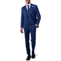 BALDESSARINI Herren Anzug blau Schurwolle Slim Fit von BALDESSARINI