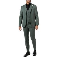 BALDESSARINI Herren Anzug grün Schurwolle Slim Fit von BALDESSARINI