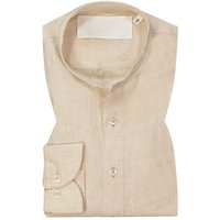 BALDESSARINI Herren Hemd beige Leinen meliert von BALDESSARINI