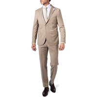 BALDESSARINI Herren Anzug beige Schurwolle von BALDESSARINI