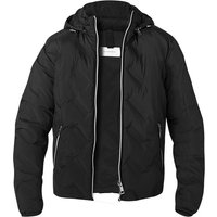 BALDESSARINI Herren Jacke schwarz Mikrofaser unifarben von BALDESSARINI