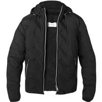 BALDESSARINI Herren Jacke schwarz Mikrofaser unifarben von BALDESSARINI