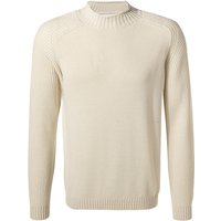 BALDESSARINI Herren Pullover weiß Wolle unifarben von BALDESSARINI