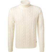 BALDESSARINI Herren Rollkragenpullover weiß unifarben von BALDESSARINI