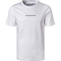 BALDESSARINI Herren T-Shirt weiß Baumwolle von BALDESSARINI