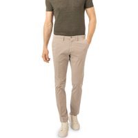 BALDESSARINI Herren Hose beige Baumwolle Slim Fit von BALDESSARINI