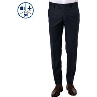 BALDESSARINI Herren Hose blau Schurwolle von BALDESSARINI