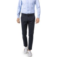 BALDESSARINI Herren Hose blau Baumwolle Slim Fit von BALDESSARINI