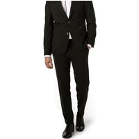 BALDESSARINI Herren Hose schwarz Schurwoll-Stretch Slim Fit von BALDESSARINI