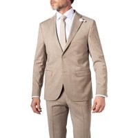 BALDESSARINI Herren Sakko beige Schurwolle meliert Slim Fit von BALDESSARINI