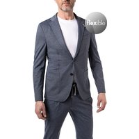 BALDESSARINI Herren Sakko blau Jersey meliert Slim Fit von BALDESSARINI