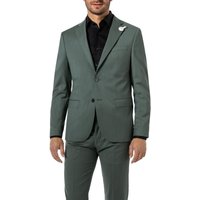 BALDESSARINI Herren Sakko grün Schurwolle Slim Fit von BALDESSARINI