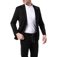 BALDESSARINI Herren Sakko schwarz Jersey Slim Fit von BALDESSARINI