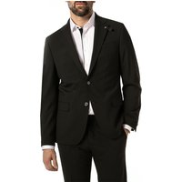 BALDESSARINI Herren Sakko schwarz Schurwoll-Stretch Slim Fit von BALDESSARINI