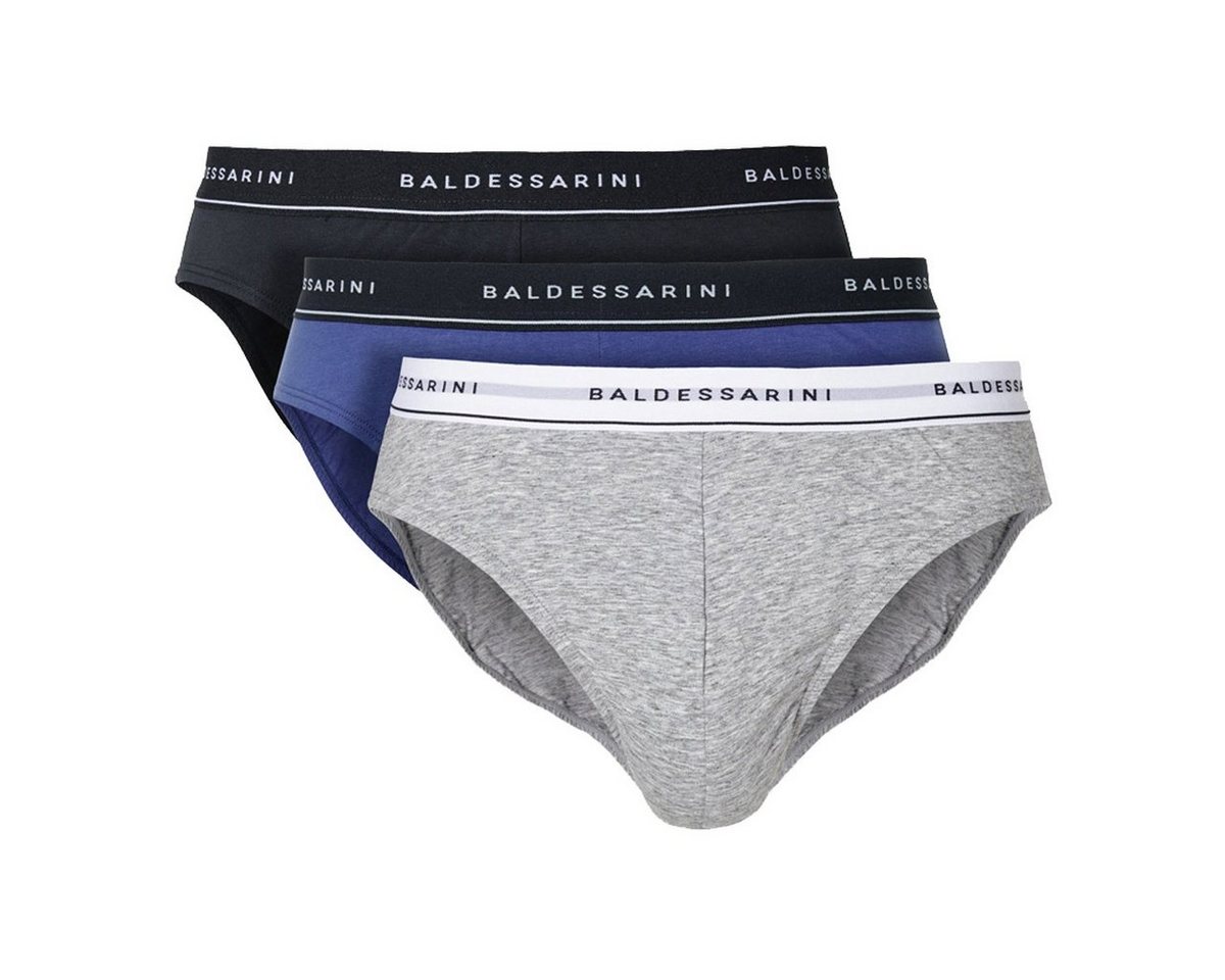 BALDESSARINI Slip Herren Slip 3er Pack - Briefs, Single Jersey von BALDESSARINI