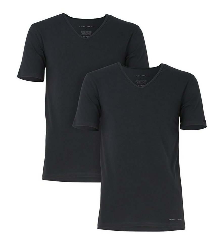 BALDESSARINI T-Shirt Herren Unterhemd 2er Pack, V-Neck, Halbarm von BALDESSARINI