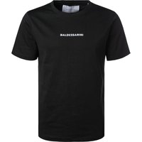 BALDESSARINI Herren T-Shirt schwarz Baumwolle von BALDESSARINI