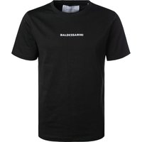 BALDESSARINI Herren T-Shirt schwarz Baumwolle von BALDESSARINI