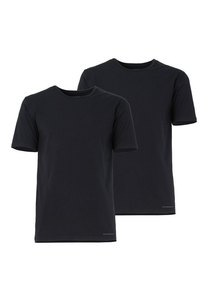 BALDESSARINI Unterziehshirt Baldessarini Herren Unterhemd schwarz uni 2er Pack (2-St) von BALDESSARINI