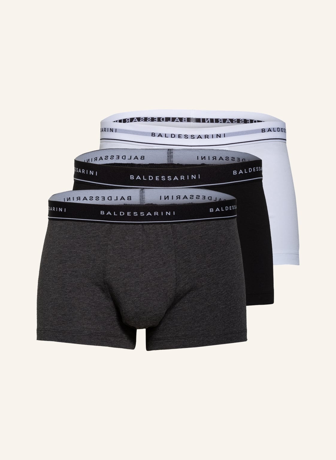 Baldessarini 3er-Pack Boxershorts grau von BALDESSARINI