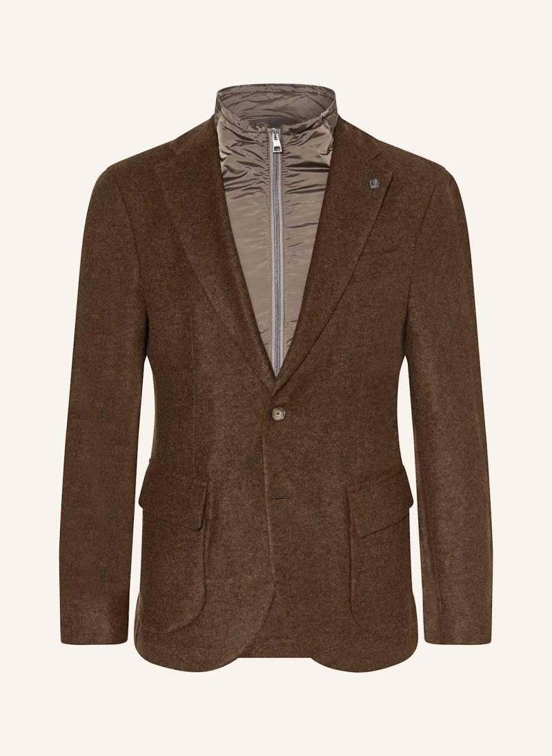 Baldessarini Sakko Extra Slim Fit Mit Herausnehmbarer Blende braun von BALDESSARINI
