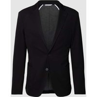 Baldessarini Slim Fit 2-Knopfsakko mit Anstecknadel Modell 'Seba' in Black, Größe 24 von BALDESSARINI