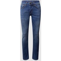 Baldessarini Tapered Fit Jeans mit Stretch-Anteil Modell 'Jayden' in Hellblau Melange, Größe 38/32 von BALDESSARINI