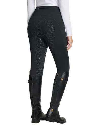 BALEAF Damen Winter-Reithose Fleece-Reithose Vollbesatz Reithose Reißverschluss-Taschen Leggings Schwarz XXL BALEAF Damen Winter-Reithose Fleece-Reithose Vollbesatz Reithose Reißverschluss-Taschen Leggings Schwarz XXL von baleaf