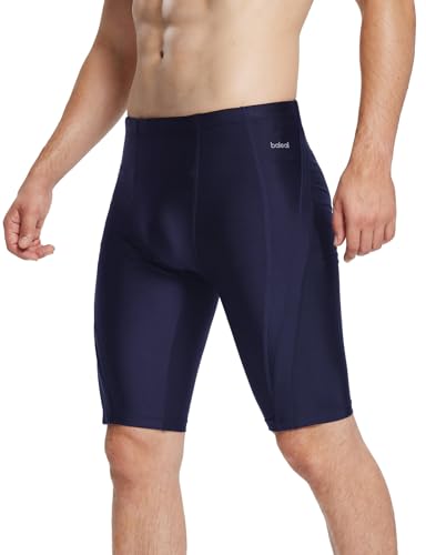 baleaf Herren Jammers Wettkampf Schwimmjammer Atmungsaktiv Badeanzug Schwimmhose Badeshorts Sport Badehose Blau XXL von baleaf