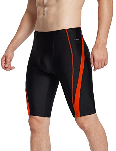 BALEAF Herren Jammers Wettkampf Schwimmjammer Atmungsaktiv Badeanzug Schwimmhose Badeshorts Sport Badehose von BALEAF