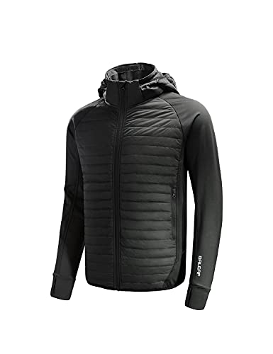 baleaf Herren Daunenjacke Winter Warm Hybridjacke Leicht Outdoor Wanderjacke Thermojacke Winddicht Faltbar Schwarz XXL baleaf Herren Daunenjacke Winter Warm Hybridjacke Leicht Outdoor Wanderjacke Thermojacke Winddicht Faltbar Schwarz XXL von baleaf