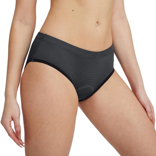 BALEAF Radunterhose Damen Gepolstert Fahrradunterhose 3D Atmungsaktive Radlerunterhose Radler Fahrrad Unterwäsche Short Schwarz M von BALEAF