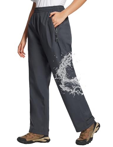 baleaf Regenhose Damen Wasserdicht 10000mm H2O Atmungsaktiv Überziehhose Leichte Wanderhose Trekkinghose Winddicht Fahrrad Outdoor Trekking Dunkelgrau XS baleaf Regenhose Damen Wasserdicht 10000mm H2O Atmungsaktiv Überziehhose Leichte Wanderhose Trekkinghose Winddicht Fahrrad Outdoor Trekking Dunkelgrau XS von baleaf