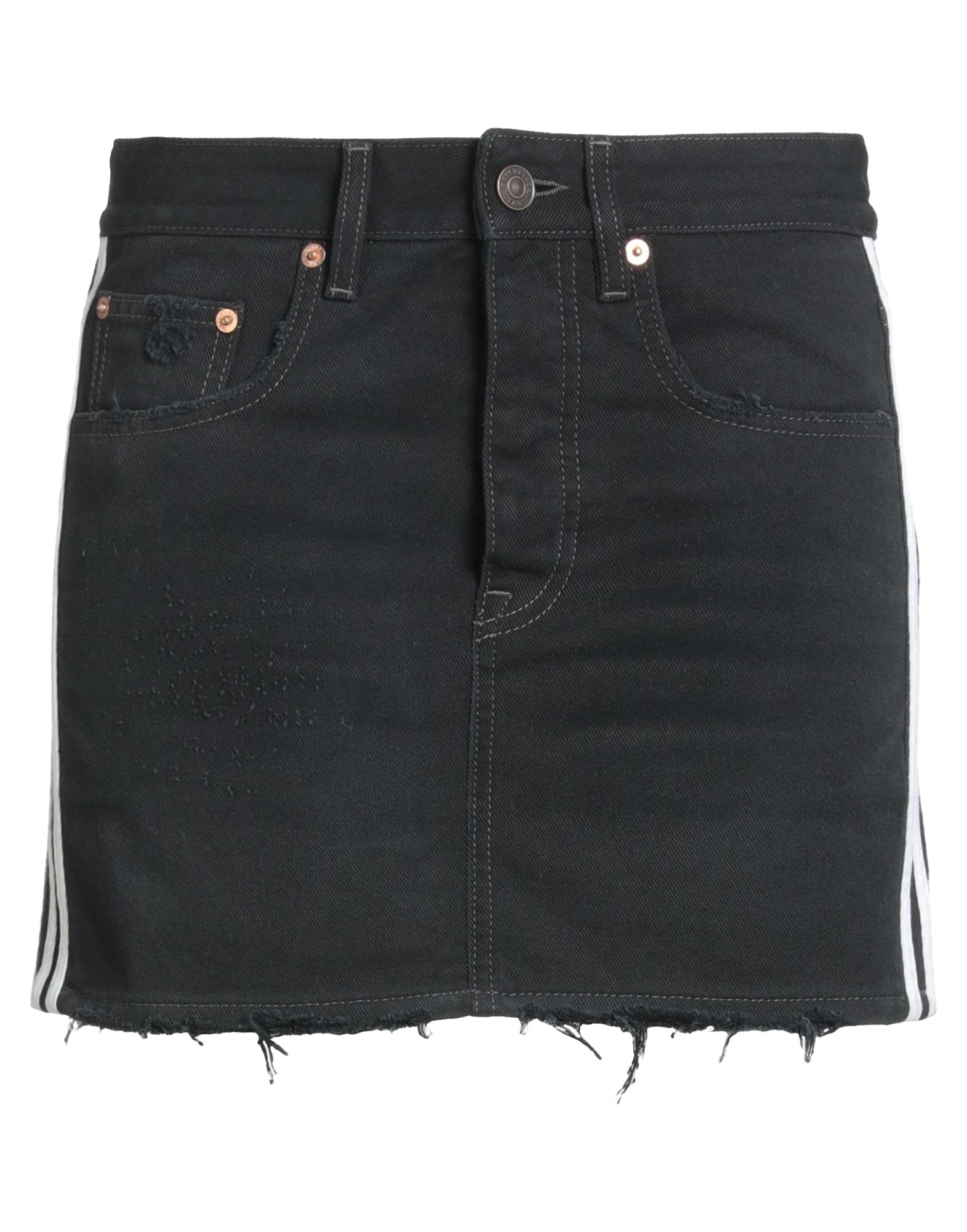 BALENCIAGA x ADIDAS ORIGINALS Jeansrock Damen Schwarz von BALENCIAGA x ADIDAS ORIGINALS