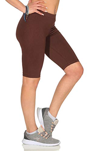 BALI Lingerie - Damen Kurz Leggings Radlerhose Jogginghose - 4300 (S, Braun) von BALI Lingerie