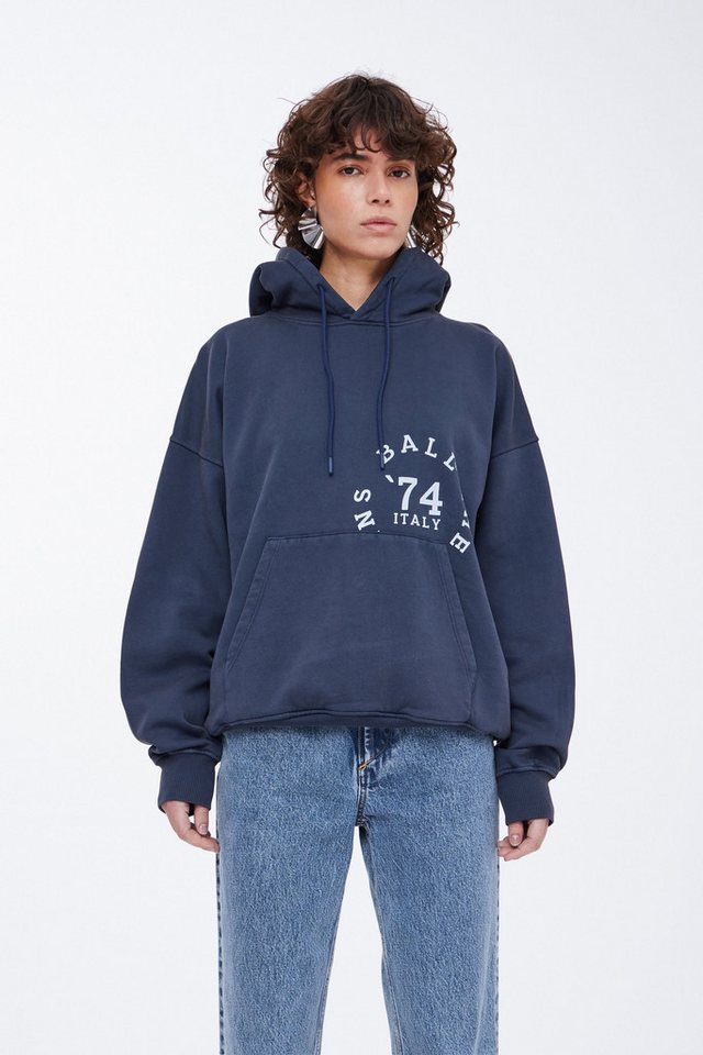BALL Kapuzensweatshirt BARIVA HOODIE lässiger Hoodie mit Backprint BALL Kapuzensweatshirt BARIVA HOODIE lässiger Hoodie mit Backprint von BALL