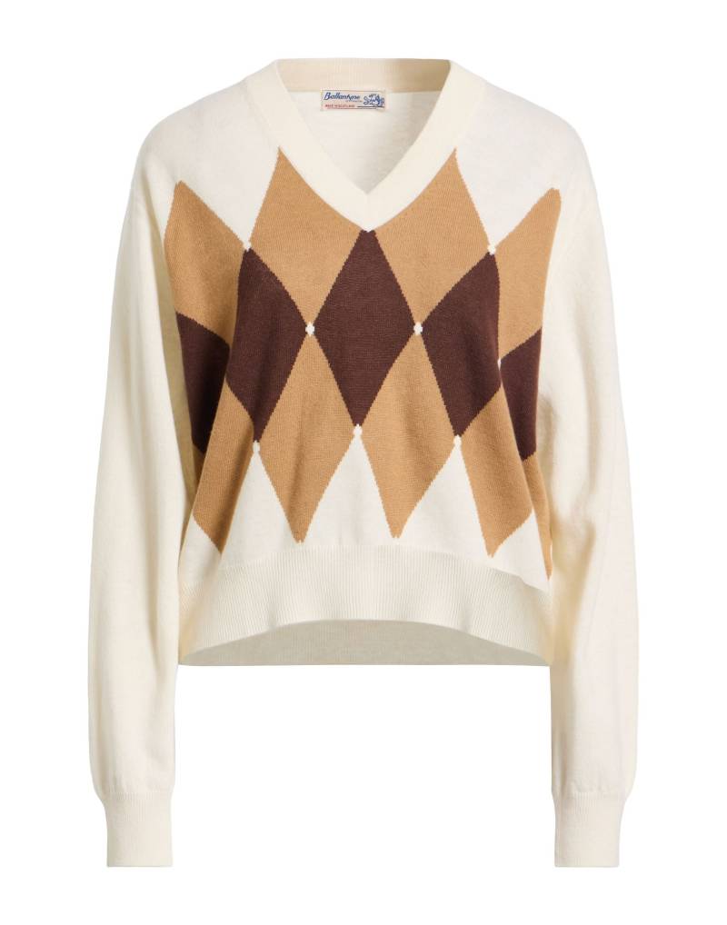 BALLANTYNE of PEEBLES Pullover Damen Elfenbein von BALLANTYNE of PEEBLES