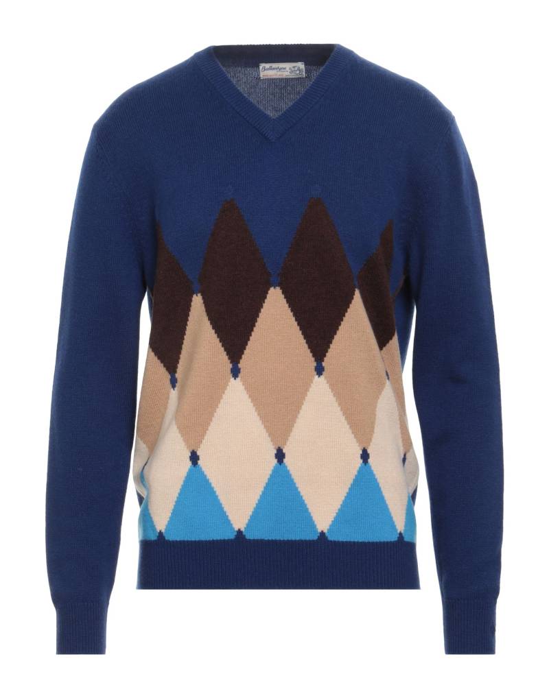 BALLANTYNE of PEEBLES Pullover Herren Blau von BALLANTYNE of PEEBLES
