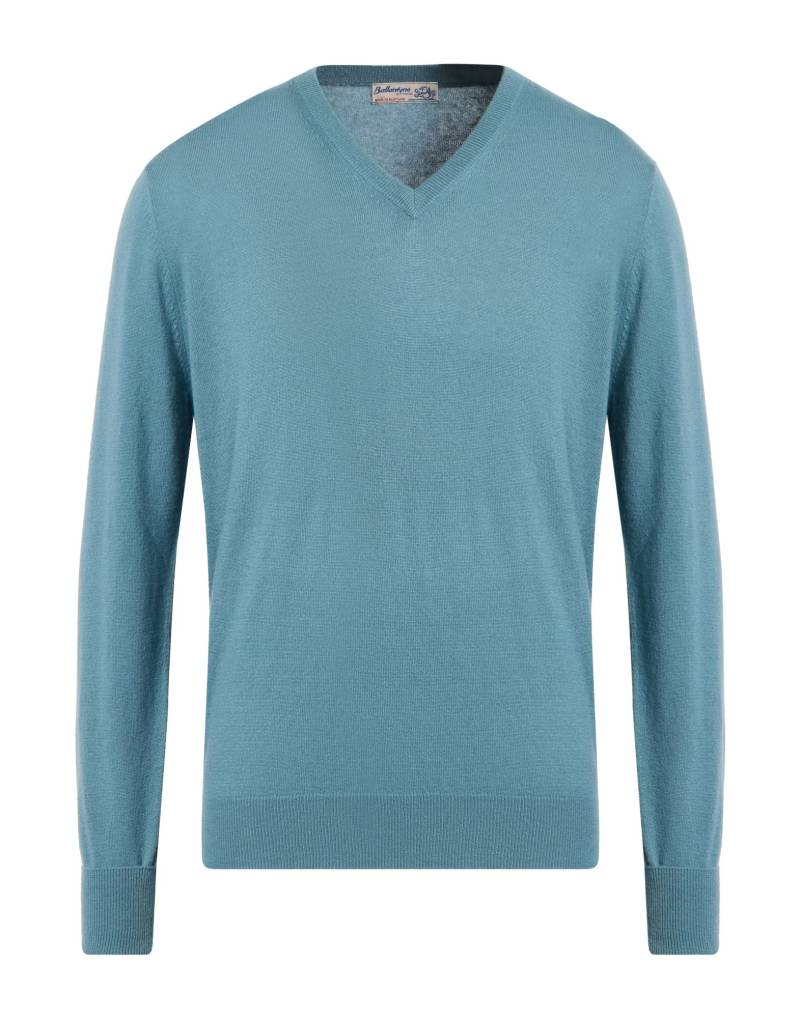 BALLANTYNE of PEEBLES Pullover Herren Blaugrau von BALLANTYNE of PEEBLES