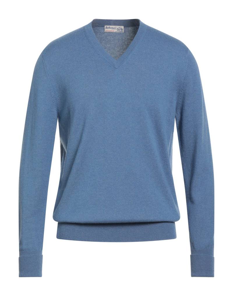 BALLANTYNE of PEEBLES Pullover Herren Taubenblau von BALLANTYNE of PEEBLES