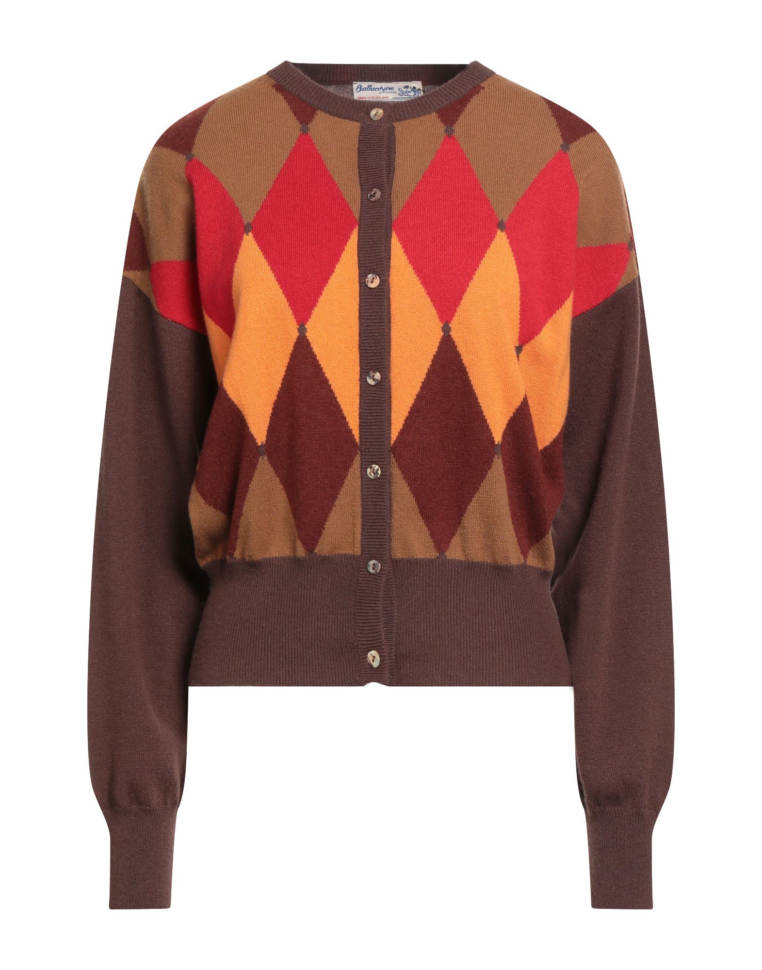 BALLANTYNE of PEEBLES Strickjacke Damen Schokobraun von BALLANTYNE of PEEBLES