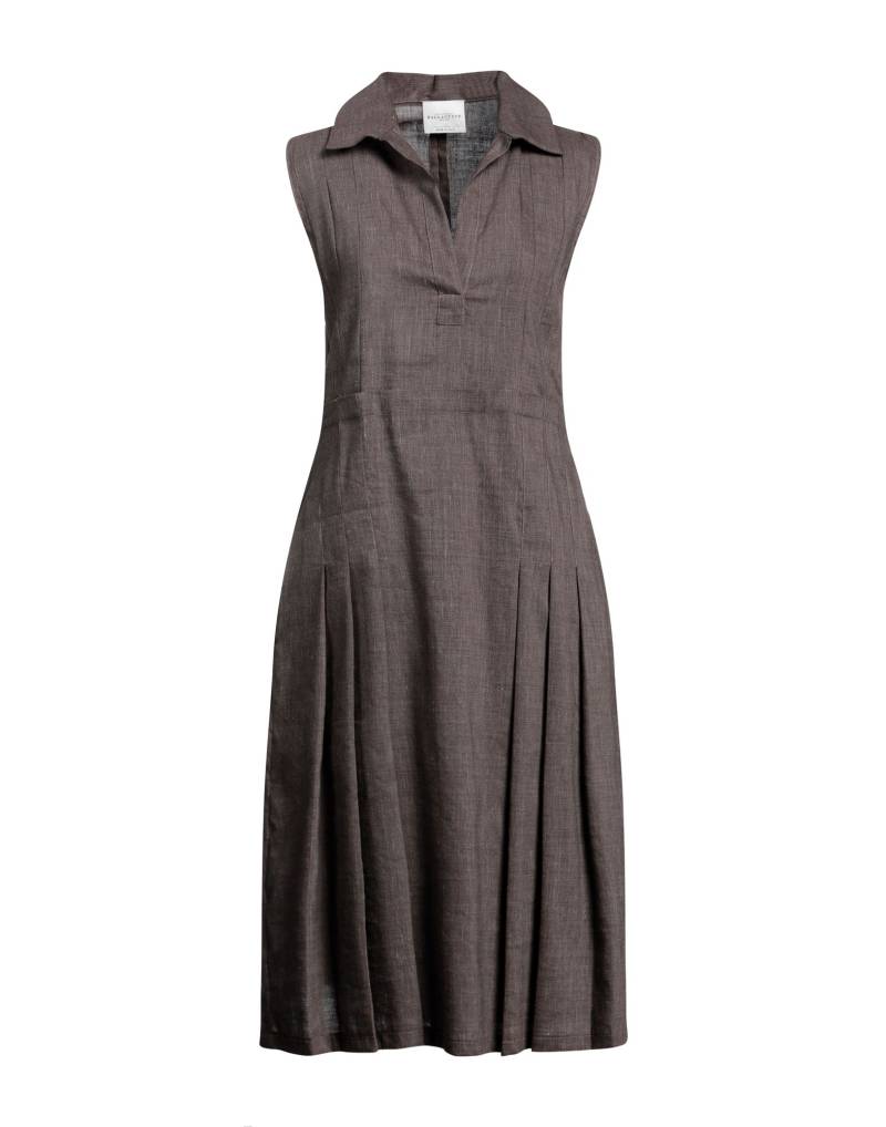 BALLANTYNE Midi-kleid Damen Dunkelbraun von BALLANTYNE