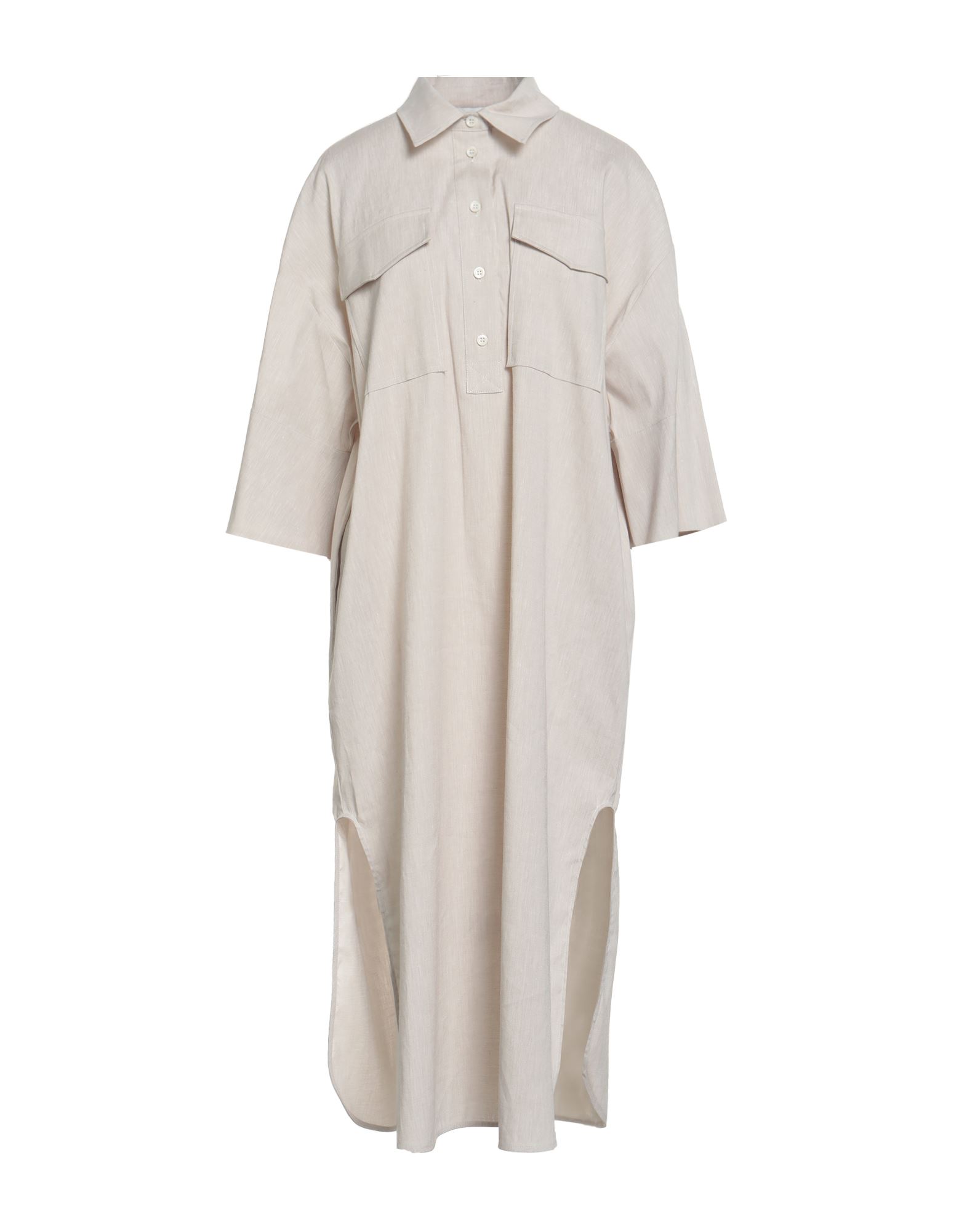 BALLANTYNE Midi-kleid Damen Hellgrau von BALLANTYNE